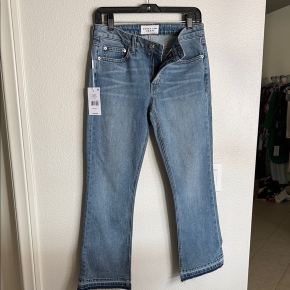 Derek Lam Light Blue Straight Leg Jeans - Picture 1 of 7